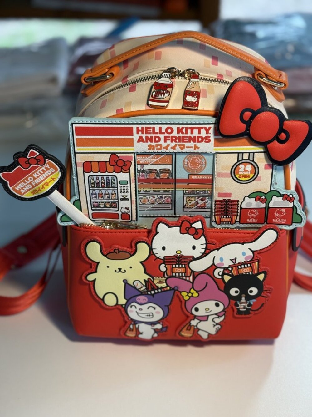 Hello Kitty & Friends BoxLunch Mini Backpack Convenience Store Sanrio Loungefly